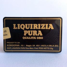 Kordofan Tronchetti Liquirizia Pura Qualita' Oro 22 Gr