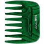 Pettine Afro Verde 9x7,5 cm