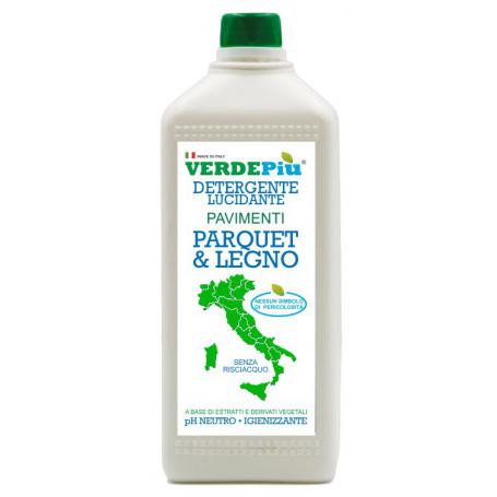 Verdepiù Detergente Lucidante Pavimenti Parquet & Legno 1 Kg